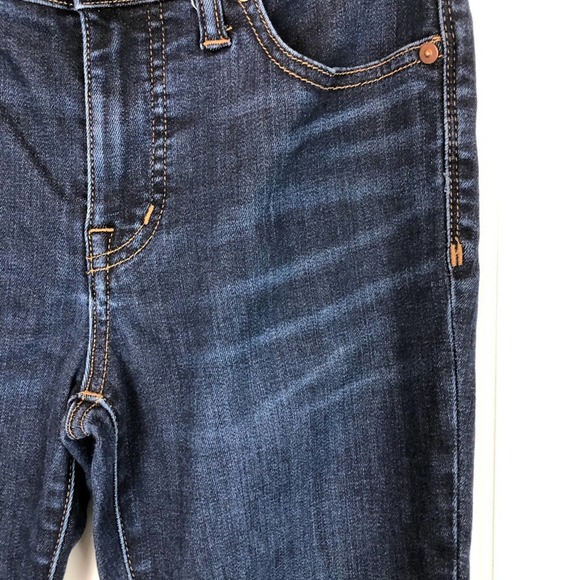 Madewell 9 inch High Rise Dark Wash Skinny Jeans - Picture 5 of 11